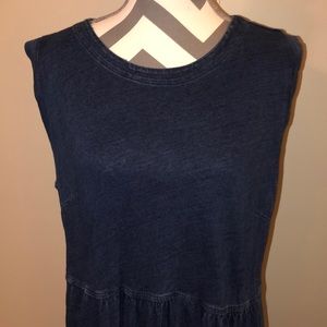 LOFT cotton zip up dress 👗 size 14p so soft